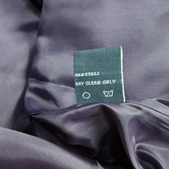 Koret Gorgeous Purple Tan Tapestry Brocade Blazer Fully Lined Size 10 P Chic - Picture 10 of 13